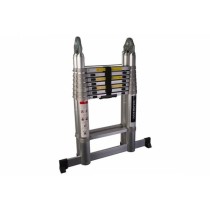 Scala Telescopica Asmallfish 18.4 Ft &ndash; Prolunga Pieghevole Multiuso, Telaio Ad A, Argento