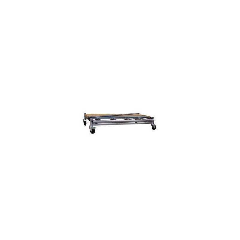Échafaudage Piscopiello Tris T400MP, Hauteur Travail 5,10m Avec Mezzanine, Acier Galvanisé