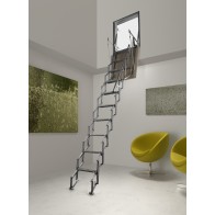 Scala Retrattile Fantozzi In Acciaio - Portata 160kg, Zincatura Trivalente, Made In Italy - Foto 4